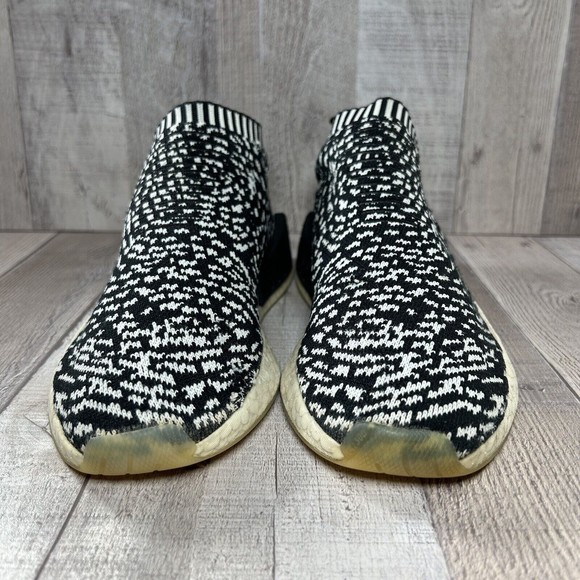 Adidas NMD CS2 Primeknit Zebra Sashiko Men\'s Running Shoes Black Size 7.5 BY3012 main image 7